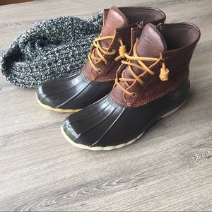 Sperry Saltwater Rain/Snow boots bundle